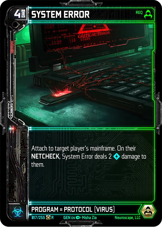 SYSTEM ERROR