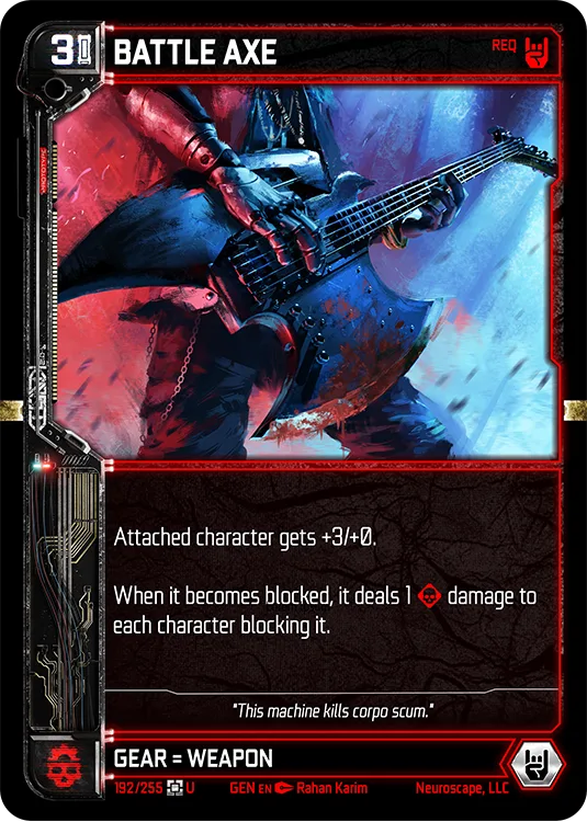 BATTLE AXE
